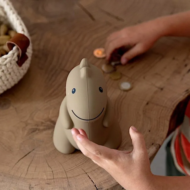 tirelire Jéroom sauge Stemples & Co enfant déco