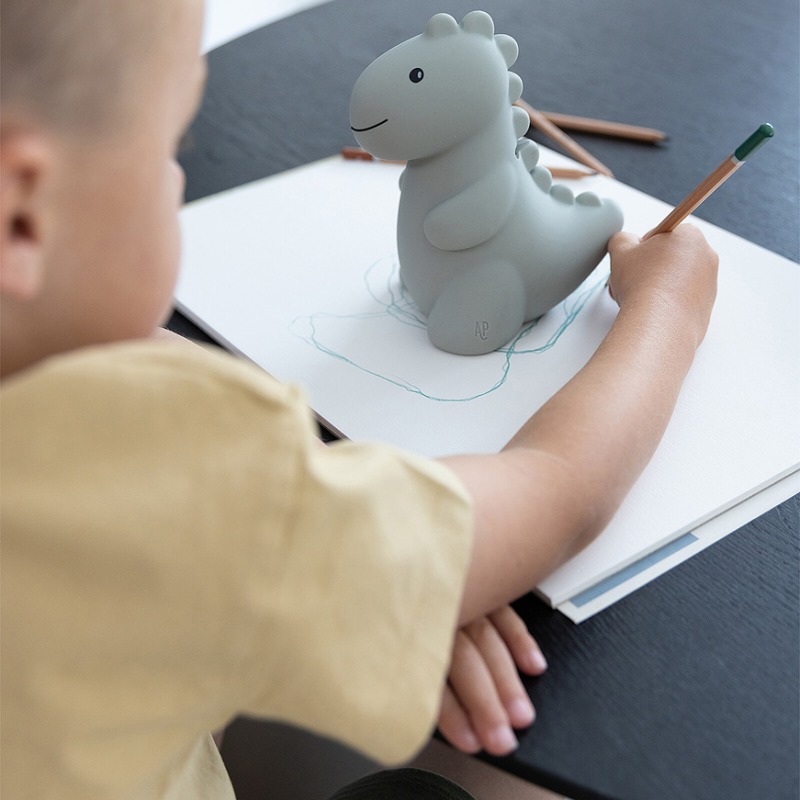 tirelire Jéroom sauge Stemples & Co enfant déco