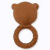Anneau de dentition ours almond We Are Gommu caoutchouc naturel bébé