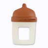 Anneau de dentition bouteille de lait We Are Gommu en caoutchouc naturel bébé