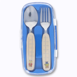 Set de couverts ours Le Petit Souk repas bébé playful
