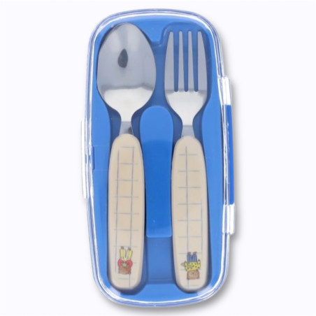 Set de couverts ours Le Petit Souk repas bébé playful