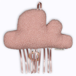 nuage musical moumoute pink Mellipou bébé fluffy rose