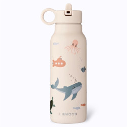 Gourde Falk 350 ml Créatures Marines Liewood acier inoxydable enfant