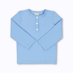 Haut de maillot Jean Les Petits Dorés bleu ciel pour enfants