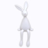 Veilleuse lapin Joseph Rose In April en vinyle doux avec lumière LED sécurisée