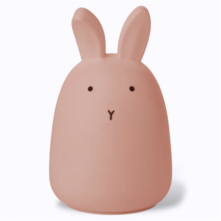 Veilleuse lapin Winston Stormy Blue Liewood en silicone rechargeable pour enfants