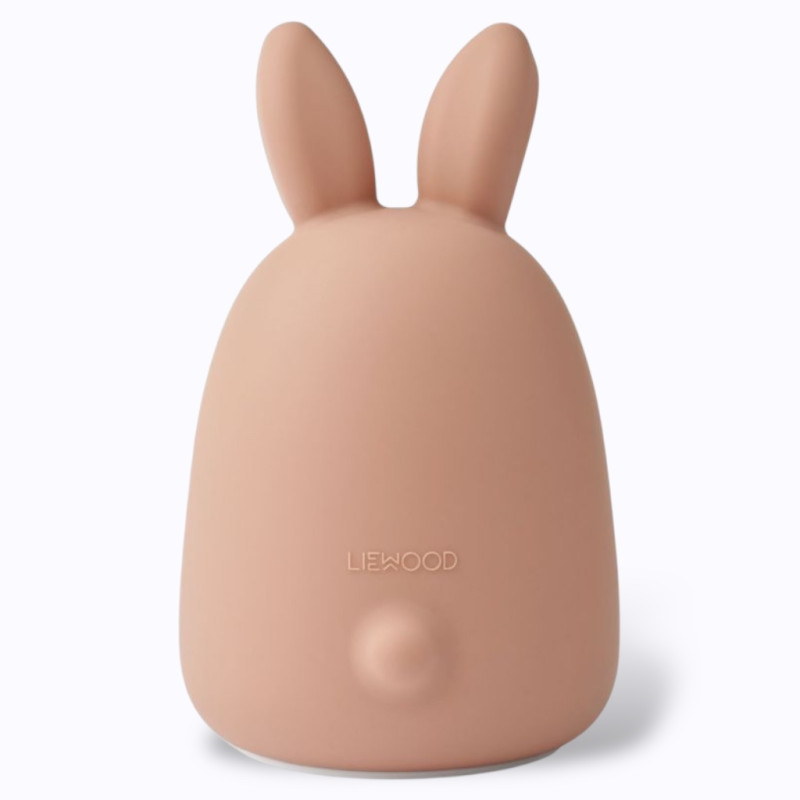 Veilleuse lapin Winston Stormy Blue Liewood en silicone rechargeable pour enfants