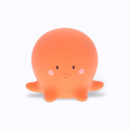 Veilleuse Romy la pieuvre Le Petit Souk en silicone rechargeable pour enfants