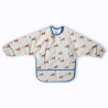 Bavoir à manches longues tigre Le Petit Souk collection Tigre du Bengale imperméable pour enfants