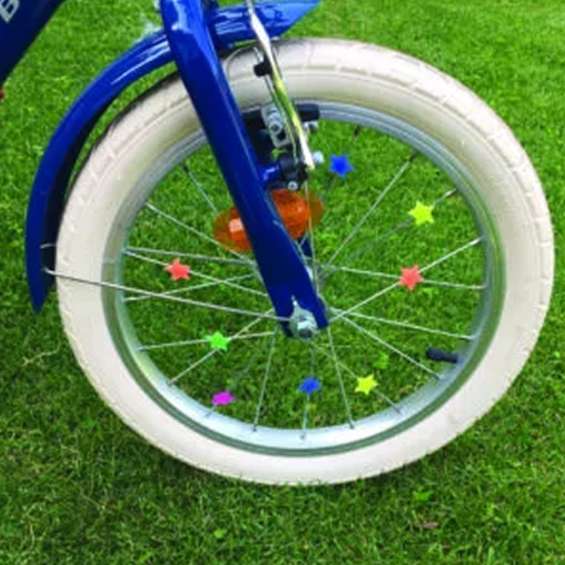 Étoiles clips roues de vélo Ratatam colorées pour enfants