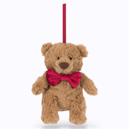 Peluche à accrocher Bartholomew Jellycat en ours caramel moelleux