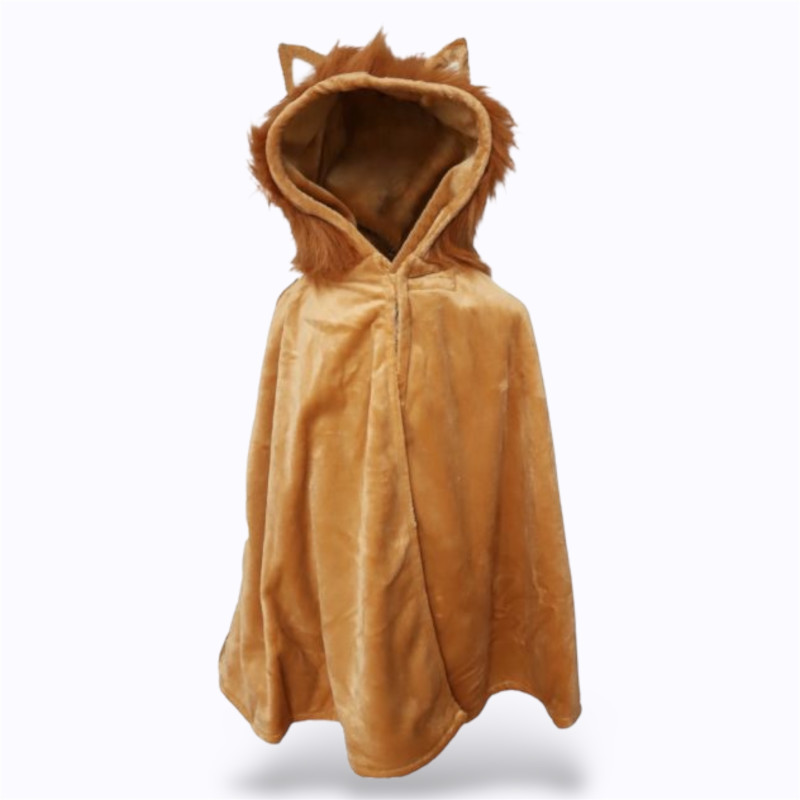 Cape déguisement enfant Lion Le Petit Souk avec crinière et queue