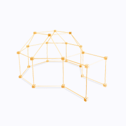 1001 cabanes pack écureuil 72 pièces Sarbakane en bois durable