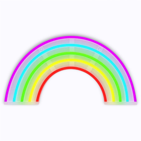 Lampe Néon LED Rainbow Ginga en forme d'arc-en-ciel