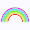 Lampe Néon LED Rainbow Ginga en forme d'arc-en-ciel