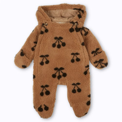 Pilote bébé cerises Émile et Ida en polaire caramel