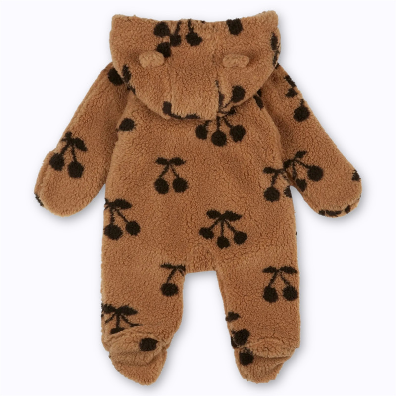 Pilote bébé cerises Émile et Ida en polaire caramel