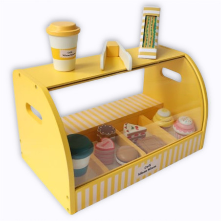 stand pâtisseries et café jouet en bois Le Petit Souk