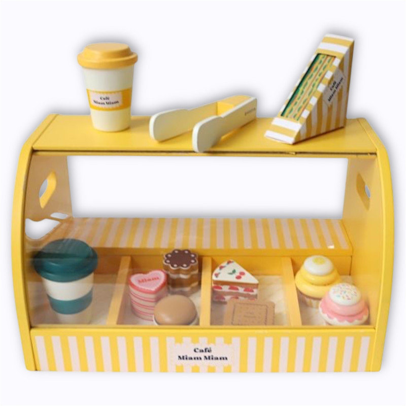 stand pâtisseries et café jouet en bois Le Petit Souk