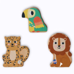 Cubes sonores animaux de la savane Le Petit Souk