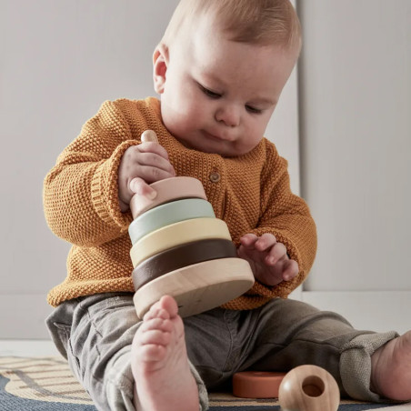 Anneaux à empiler en bois - Kid's Concept