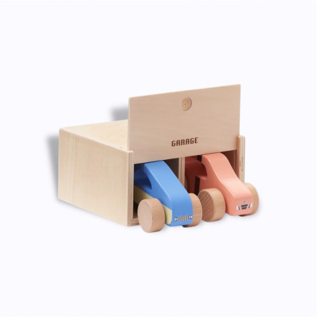 Pack 2 voitures avec garage - Kid's Concept