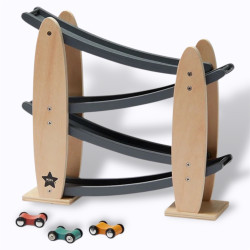 Piste de voitures naturel/gris - Kid's Concept