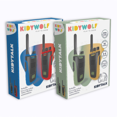 Kidytalk Talkie-Walkie longue portée - Kidywolf