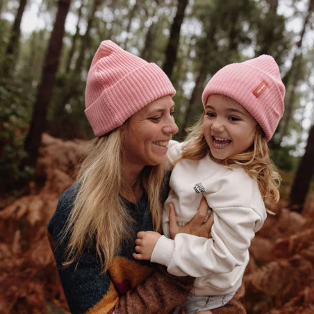 Bonnets adulte Flow rose