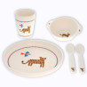 Set de vaisselle en mélamine tigre - Le Petit Souk