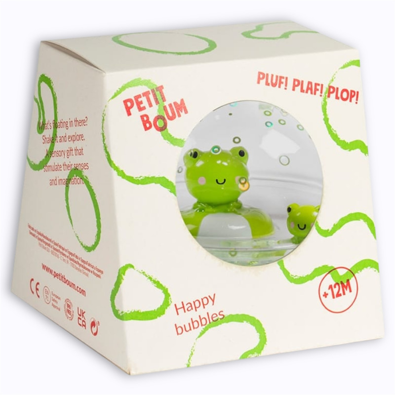 Balles flottantes Happy Bubbles Froggies - Petit Boum