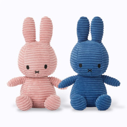 peluche lapin miffy velours cotele eco 23 cm stempels and co