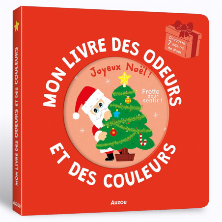 livre enfant joyeux noël odeurs et couleurs auzou