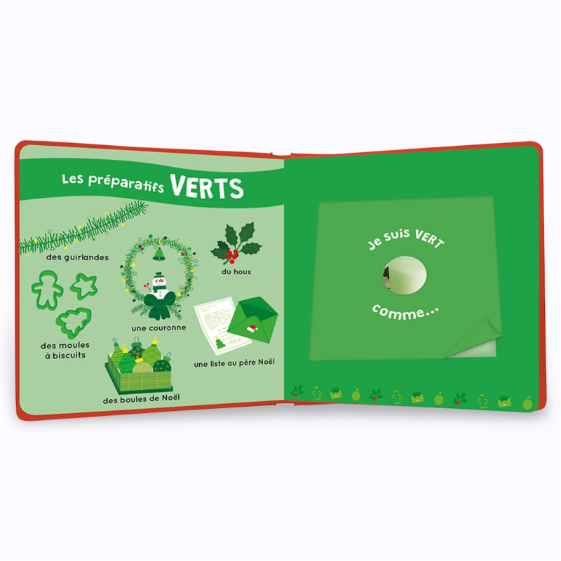 livre enfant joyeux noël odeurs et couleurs auzou