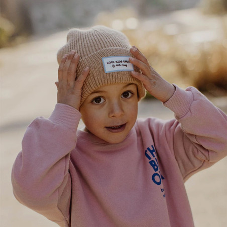 Bonnet enfant Pop Champagne accessoires hiver bonnets