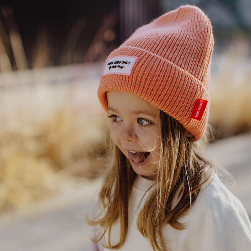 Bonnet enfant Pop Apricot Hello Hossy bonnets enfant
