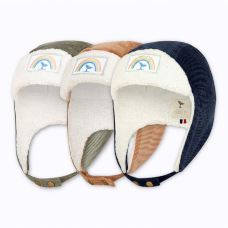 Chapka upcyclée Paula Atelier Maniette enfant