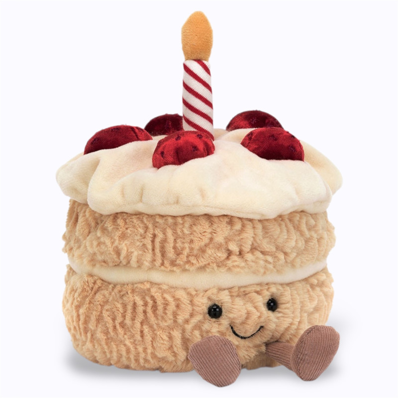 Peluche gâteau d'anniversaire Jellycat peluches enfant
