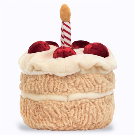 Peluche gâteau d'anniversaire Jellycat peluches enfant