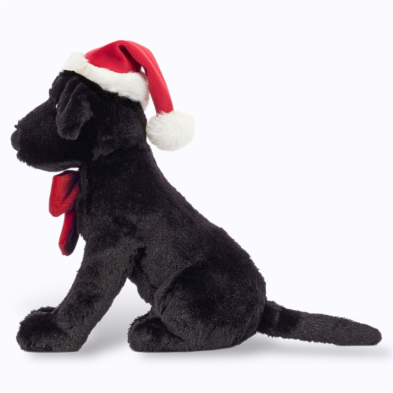 Peluche labrador Winter Warmer Pippa noir peluches