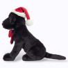 Peluche labrador Winter Warmer Pippa noir peluches