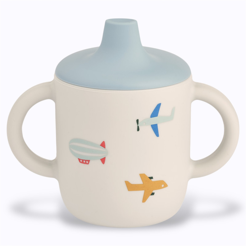 Tasse d’apprentissage Neil Aviator Liewood vaisselle en silicone