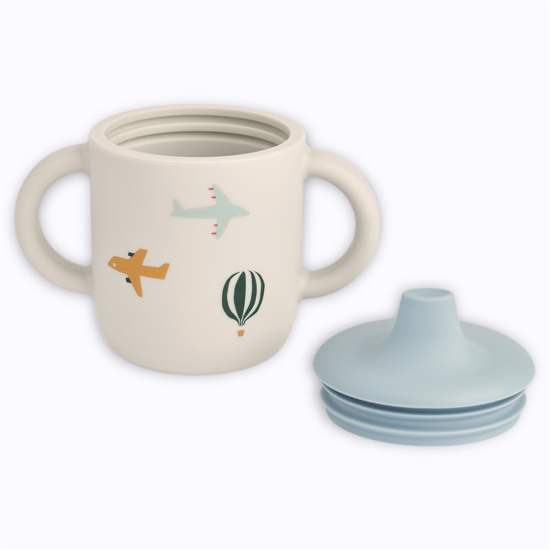 Tasse d’apprentissage Neil Aviator Liewood vaisselle en silicone