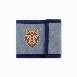 Portefeuille Loup bleu -...